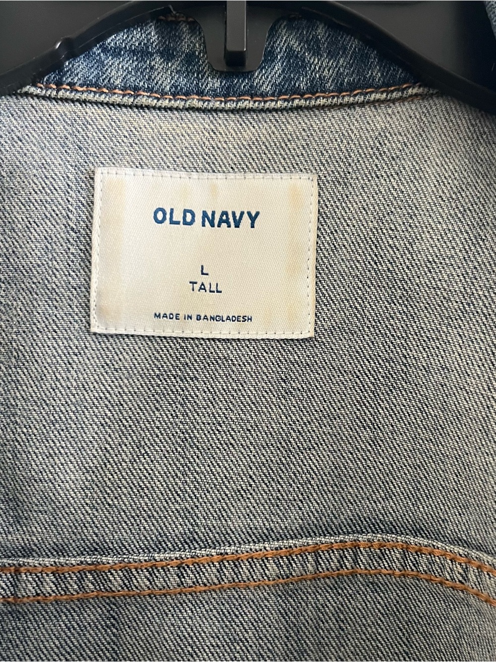 Old Navy Medium Blue Denim Jacket TALL - Picture 3 of 4